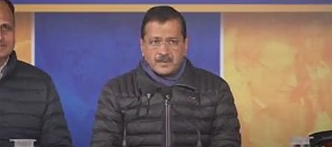 Kejriwal vows waiver of inflated water bills; alleges tacit pact between BJP-Cong