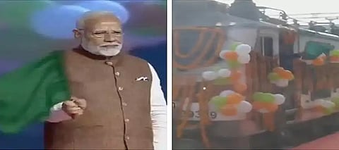PM Modi flags off Pravasi Bharatiya Express, a special tourist train for NRIs