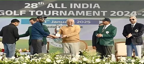 Rupinder Singh SSP VB wins overall All India Police Golf Championship