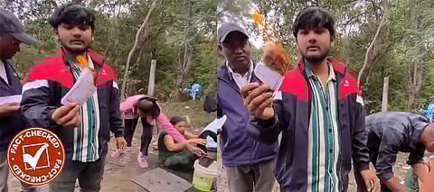 Fact Check, Pipariya Water Burning Paper, Pipariya WaterBurning Viral Video, Pipariya MadhyaPradesh WaterBurning Video
