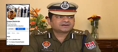 Cyberfraudsters create Jalandhar CP Swapan Sharma's fake Facebook account; sends message to users under his name