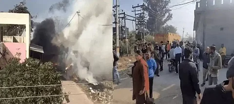 Fire breaks out near government school in Jalandhar; tudents safely evacuated