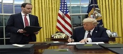 Trump signs promised executive action to delay TikTok ban for 75 days