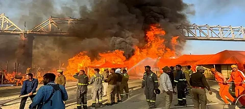 Mahakumbh Cylinder Blast, Mahakumbh Pro Khalistan Outfit, Mahakumbh 2025 Khalistan Attack, Mahakumbh Cylinder Blast Khalistan, Mahakumbh Fire Khalistan Responsibility, Mahakumbh Fire KZF Responsibility