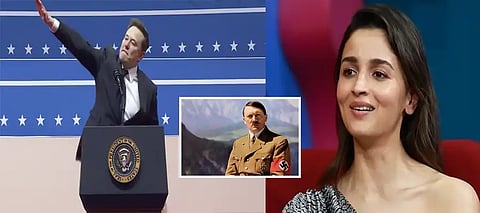 Alia Bhatt, Alia Bhatt Hitler connection, Alia Bhatt Nazi Ideology, Alia Bhatt Germany, Alia Bhatt German Roots, Elon Musk, Elon Musk Nazi Salute