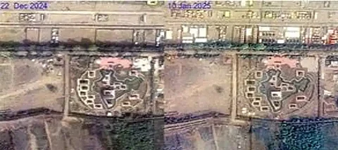 ISRO’s radar imaging satellite beams images of Mahakumbh mela from space