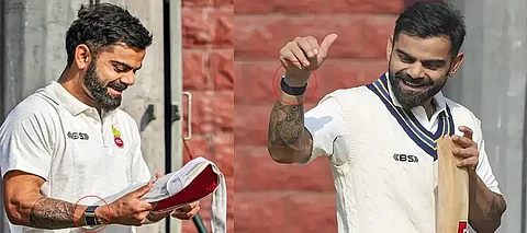 Virat Kohli, Virat Kohli Wristband, Virat Kohli Watch, Virat Kohli Fit Wrist Band, Virat Kohli Wrist Band Uses, Virat Kohli Hydroknit Wrist Band