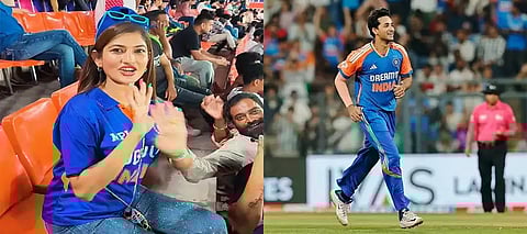 Instagram influencer kisses Team India star Abhishek Sharma after record century vs ENG; But...