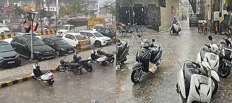 Punjab Weather takes U-turn amid 'unseasonal heat', Jalandhar & nearby areas witness'snow-like' hailstorm
