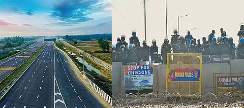 Shambhu Border, Shambhu Border Blockade, Delhi Amritsar Alternate Route, Amritsar Delhi Alternate Route, Jalandhar Delhi Alternate Route, Shambhu Border Opening