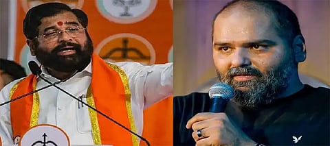 Row over Kunal Kamra: Comedian’s jibe at Eknath Shinde sparks political storm - Watch tviral video