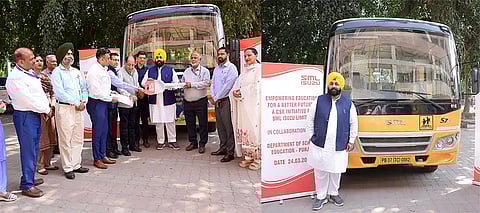 Harjot Bains Dedicates new bus for ropar school to empower education journey