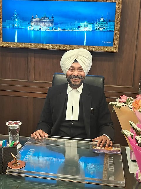 Punjab new advocate general Maninderjit Singh Bedi takes charge of his office