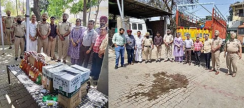 Massive Liquor Seizure in Punjab: Approximately 1,300 Cases Confiscated; FIR Registered Against Accused