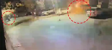 CCTV of Grenade Attack at Manoranjan Kalia's Jalandhar Home accessed; Attackers on E-Rickshaw seen hurling bomb