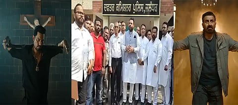 Jaat Sunny Deol, Jaat Randeep Hooda, Jaat Controversy Punjab, Jaat Controversy Jalandhar, Jaat Movie Ban, Jaat Jalandhar Movie Ban, Christian Outfit Jaat Movie Protest