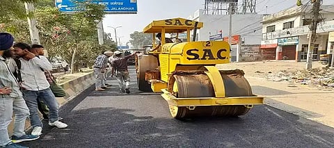 Jalandhar Roads, Jalandhar Roads Closure, Jalandhar Roads Construction, Jalandhar Roads Surface Water Project, Jalandhar Closed Roads Surface Water Project,Jalandhar Surface Water Project