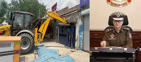 Unauthorized property demolished in Jalandhar under 'Yudh Nashian Virudh'