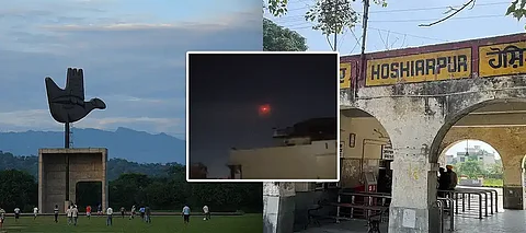 Pakistan Drone Attack Punjab, Punjab Drone Attack, Pakistan Drone Attack on Punjab, Chandigarh 7 pm shops shut, Hoshiarpur Missile Debris