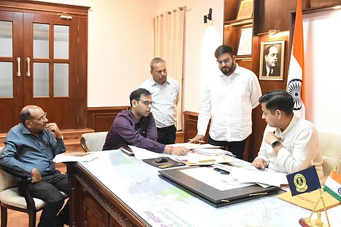 High-Level Meeting by Deputy Commissioner Regarding Urban Estate Railway Crossing
