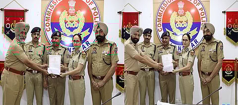 Commissioner of police, jalandhar recognizes exemplary contributions of police officers to anti-drug drive 'yudh nashian virudh'