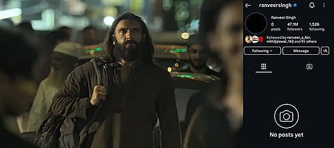 Ranveer Singh Insta Post delete