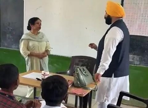Punjab Education Minister's special checking in Kharar's Desumajra Govt School, says- had come to see the reality