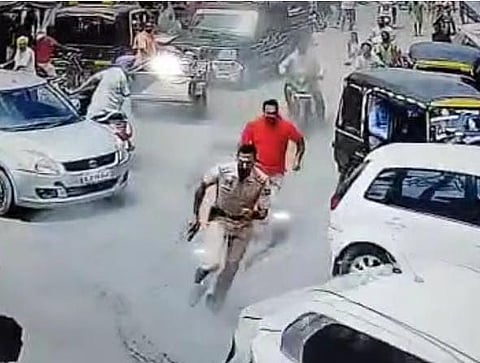 Viral Video: Ferozepur Police chasing two drug peddlers on run in a Bollywood style, watch the video