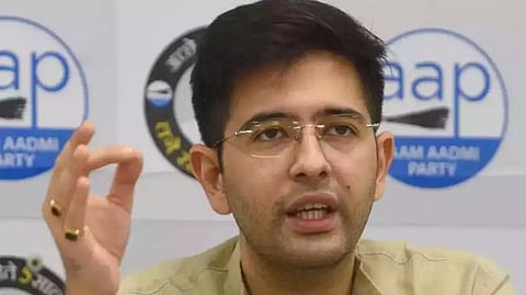 AAP leader Raghav Chadha leaving for Gujarat after party member attacked during the Ganpati event, blames BJP for the action