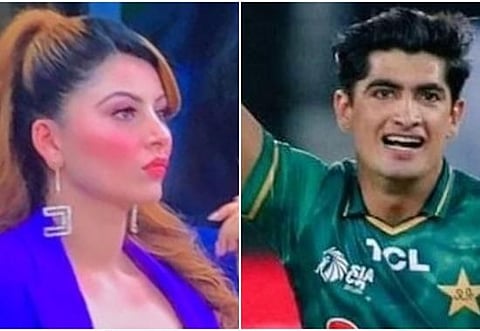 Asia Cup 2022: Urvashi Rautela's 'romantic' video of Pakistani cricketer Naseem Shah sparks meme fest on Twitter