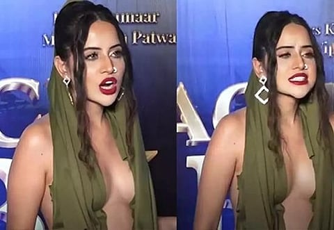 'Aaj dhang ke kapre pehni': Urfi Javed loses calm after paparazzi pass comment on her dress at Red Carpet; Video Viral