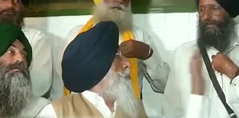 Video: Simranjit Singh Mann's aggressive mode during a press conference, told his party worker to 'Get out'