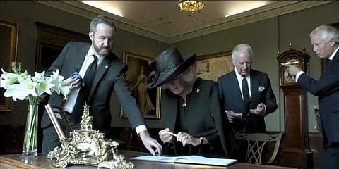 King Charles III reaction, getting annoyed over pen during signing ceremony at Hillsborough Castle goes viral: Watch