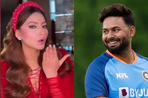 Urvashi Rautela shares a special video message on Rishabh Pant's birthday, with a flying kiss: Watch Here