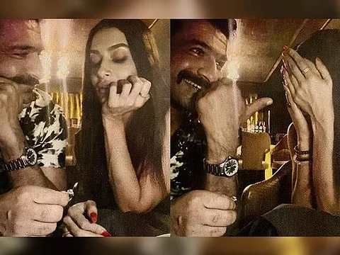 Bigg Boss fame, actor Eijaz Khan confirms his engagement with bae Pavitra Punia, shares sweet proposal pictures; Watch