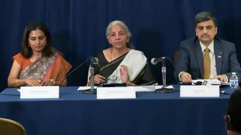 Nirmala Sitharaman's idea of falling Rupee not taken well by Netizens, gets trolled over "Rupee not Sliding..." remark; Watch