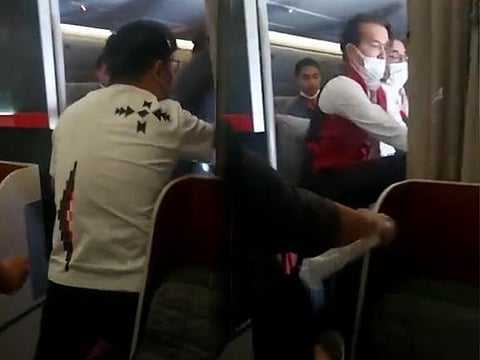 Indonesia-bound Turkish airline flight makes emergency landing after drunk passenger attacks & bites steward's finger; Watch