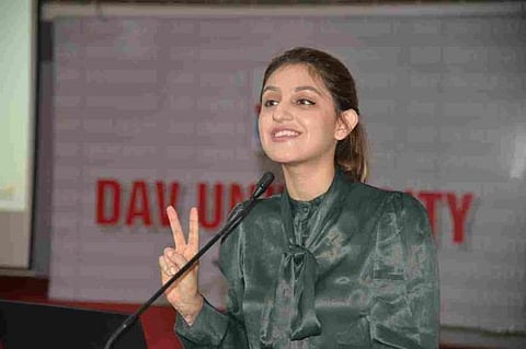 DAV University organized Google Fact Check Workshop: Managing Director True Scoop, Ms. Khyati Kohli trained the students of Journalism Department on fact-checking