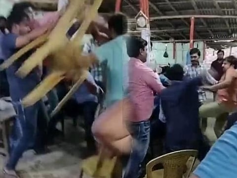 Darbhanga: Villagers thrash engineer over cutting electricity supply ahead of Diwali in the bizarre viral video; Watch Here