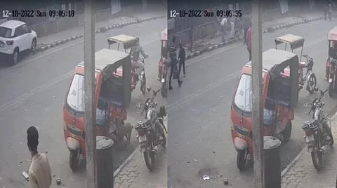 Delhi: Man loses control of the car, runs over three children on the footpath in the shocking viral video; Watch