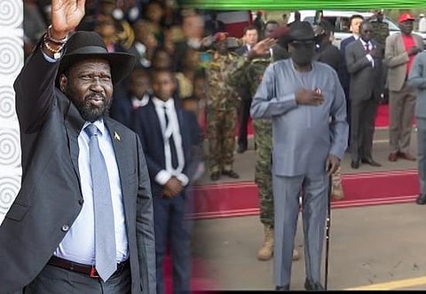 Bizarre: South Sudan President pees in Pants during national anthem, arrests 6 journalists for sharing video