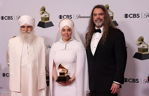 Gurujas Kaur Khalsa wins Grammy Award 2023 for her album 'Mystic Mirror' containing shloks from Sri Guru Granth Sahib Ji