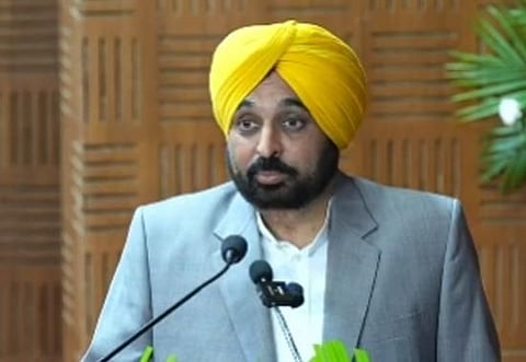 Punjab CM Mann assures financial aid for small shopkeepers for changing signboards to Punjabi language, watch