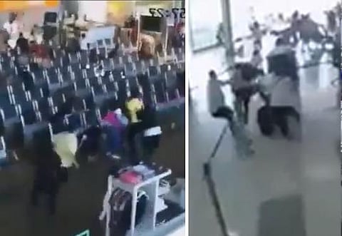 Tajikistan earthquake video: People sitting inside airport run in panic as 7.2 magnitude quake hits China border