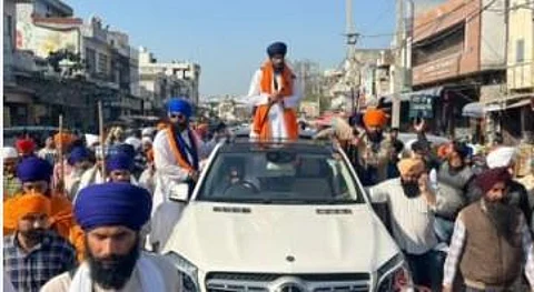 Amritpal Singh’s Mercedez row: Waris Punjab De Chief’s car allegedly registered under BJP supporter’s name