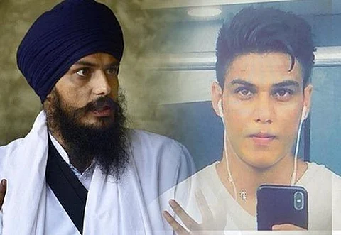 'Has Amritpal Singh changed his look to hide?' Punjab Police shares Waris Punjab De Chief's pics with different looks
