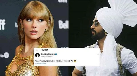 Diljit Dosanjh’s Reaction to Rumors of Being ‘Touchy’ with Taylor Swift in a Restaurant leaves fans in splits