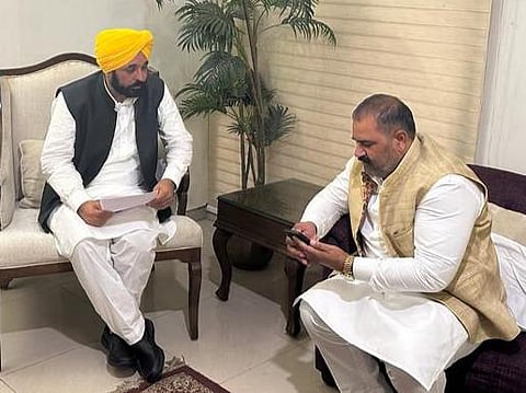 MP Rinku takes up 2 major issues with CM Mann; Adampur Road Construction started and VAT Settlement ensured by CM after meeting