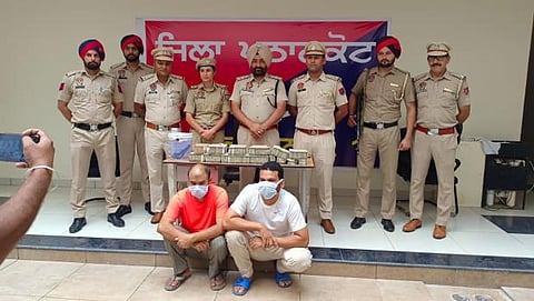 Pathankot police, solves multi-state heist recovering stolen assets worth crores, nabs two Nepalese nationals from Bengaluru.