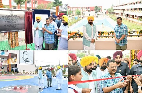 Punjab CM and Delhi CM embark on education revolution in the state, dedicate first 'School of Eminence.'